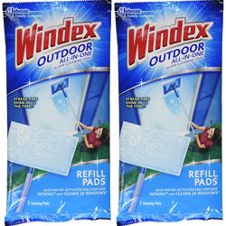Windex All-In-One Window Cleaner Pads Refill - 2 ct - 2 pk