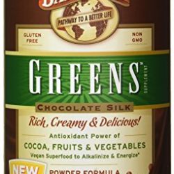 Barlean's Organic Oils Greens Alkaline & Energize, Chocolate Silk, 9.52 Ounce