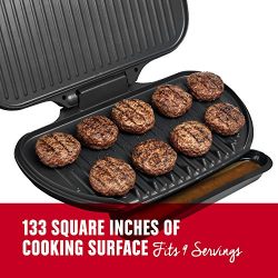 Effortless Family Cooking – George Foreman 9-Serving Classic Plate Electric Grill