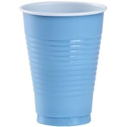Party Dimensions 20 Count Plastic Cup, 12-Ounce, Light Blue