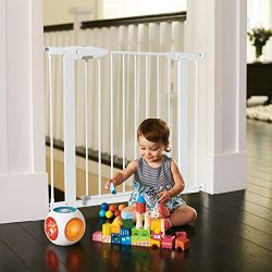 Munchkin Easy Close Metal Baby Gate, White