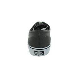 Vans Unisex Authentic Pewter/Black Sneaker - 12