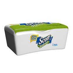 Scott Flushable Cleansing Cloths, Tub, 51 Count