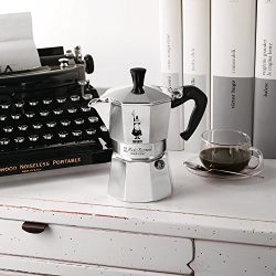 The Original Bialetti Moka Express Made in Italy 1-Cup Stovetop Espresso Maker with Patented Valve
