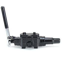 RuggedMade LVA1 Log Splitter Hydraulic Directional Control Valve, 20 GPM, Auto Return Detent, 2750 PSI, Single Spool Control Lever (3/4" NPT Inlet/Outlet Ports & 1/2" NPT Work Ports)