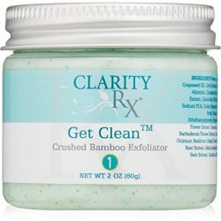 ClarityRx Get Clean Crushed Bamboo Exfoliator, 1.7 oz (packaging may vary)