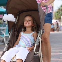 Cool On The Go Rechargeable Fan with LED Lights - Baby Stroller Fan/Desk Fan/Travel Fan/Personal Fan - Includes Charger & High Performance Batteries - ECO Friendly Mini Portable Fan with USB Functions