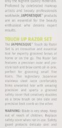 JAPONESQUE Touch Up Razor Set