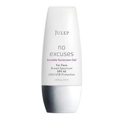 Julep No Excuses Invisible Facial Sunscreen Gel SPF 40 with Rosehip Seed Oil and Vitamin E