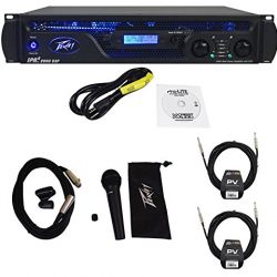 Peavey IPR2 2000 DSP 1,800Watts Power Amplifier w/EQ, Crossover+Mic + (2) Cables