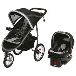 Graco Fastaction Fold Jogger Click Connect Baby Travel System, Gotham, One Size