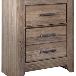 Ashley Furniture Signature Design - Zelen Nightstand - Vintage Finish - Warm Gray