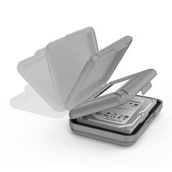 ORICO Portable 3.5 Inch Hard Drive Disk Protective Box - Storage Case Cover for HDD External Hard Drive Anti-Static Shock Proof - 5 Pack
