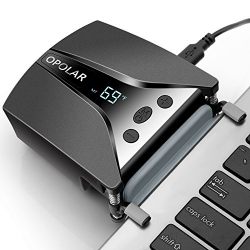 Laptop Fan Cooler with Temperature Display, Rapid Cooling, Auto-Temp Detection, 13 Wind Speed(2600-5000RPM), Perfect for Gaming Laptop, Nintendo Switch