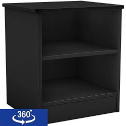 South Shore Libra Nightstand, Black