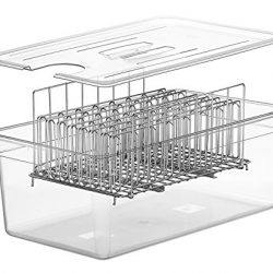 LIPAVI Sous Vide Container - Model C20 - 26 Quarts - 21 x 12.8 inch - Strong & Clear See-thought Polycarbonate - Matching L20 Rack and Tailored Lids for virtually every circulator sold separately.