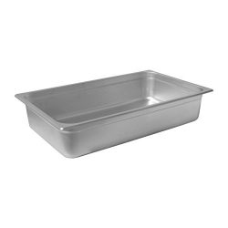 Chef's Supreme - 4" Full Size Stainless Steam Table Pan