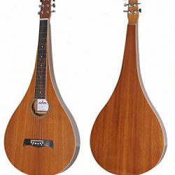 ADM Teardrop Shape Acoustic Weissenborn Style Lap Steel Guitar