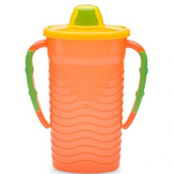 Mommys Helper Pouch Mate Food Pouch Holder, Orange/Green/Yellow