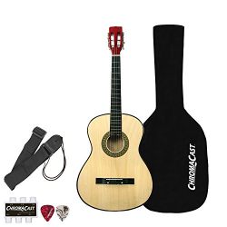 Rise by Sawtooth Petite Size Steel String Beginner's Acoustic Guitar Pack, Natural