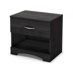 South Shore SoHo 1-Drawer Nightstand .Features one practical drawer /color :Gray Oak