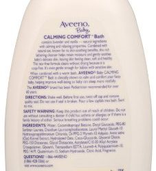 Aveeno Baby Calming Comfort Bath Wash, Tear Free, Lavender & Vanilla, 18 Fl. Oz.