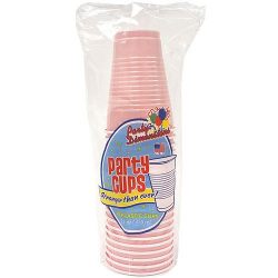 Your Event with Pink 12-Ounce Disposable Plastic Cups – Pack of 20