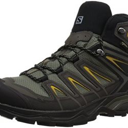 Salomon Men's X Ultra 3 Mid GTX Trail Running Shoe, Castor Gray, 10 M US