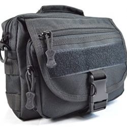 Black Tool Bag Perfect for Paracord Hiking and Camping