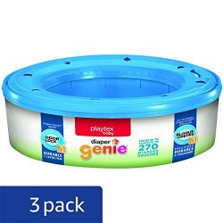 Playtex Diaper Genie Refills for Diaper Genie Diaper Pails - 270 Count (Pack of 3)