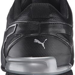 PUMA Men's Tazon 6 FM Puma Black/ Puma Silver Running Shoe - 9 D(M) US