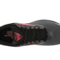 Brooks Men's Launch 4 Anthracite/Black/High Risk Red 11 D US