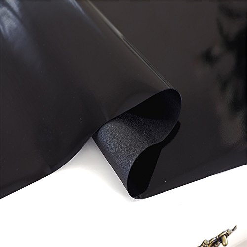 OstepDecor Black Plastic Table Top Protector Tablecloth