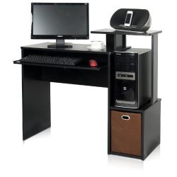 Furinno Econ Multipurpose Home Office Computer Writing Desk with Bin