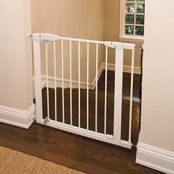 Munchkin Easy Close Metal Baby Gate, White