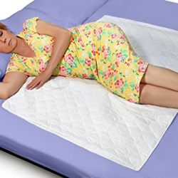 Premium Quality Bed Pad, Quilted, Waterproof, and Washable , 34" x 52" The Best Underpad Sheet Protector for Children or Adults with Incontinence