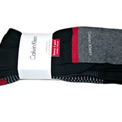 Calvin Klein Combed Cotton 4 Pack Men's Socks Size: 7-12 (One Size)