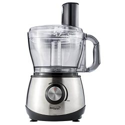 Brentwood Select FP-581 8-Cup Stainless Steel Food Processor – Chop, Slice, Shred & More