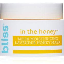 Bliss In The Honey Face Mask Mega Moisturizing Lavender Honey Facial Mask Leaves Skin dewy & Baby-Smooth Paraben Free, Cruelty Free 1.7 fl oz