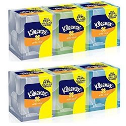 Kimberly-Clark Professional Kleenex Anti-Viral Facial Tissue Cube ( Pack of 6)