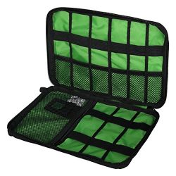 Black Cable Organizer Electronics Accessories Travel Bag USB Drive Bag Healthcare & Grooming Kit