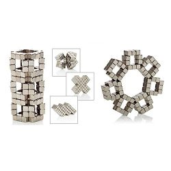 Magnetic Holders Multi-Use Square Cube Magnets Toy Puzzle Magnet Block Magic Cube Education Toys Metal 3x3x3mm (216 Pack)