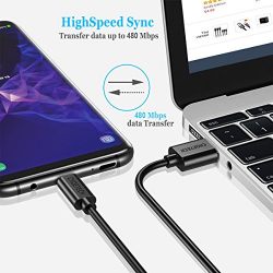 USB C to USB A Fast Charging Cord for Samsung Galaxy S9 S8 S8 Plus Note 8, Nintendo Switch,Nokia 8,LG G5
