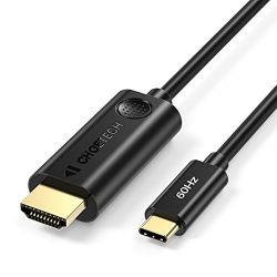 SB Type C to HDMI Cable (Thunderbolt 3 Compatible) for 2018 MacBook Pro/MacBook, Surface Book 2, Samsung Galaxy S9/S8, Huawei Mate 10, Pixelbook