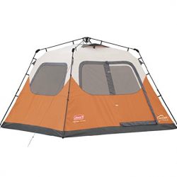 NEW COLEMAN Outdoor Camping Waterproof 6 Person Instant Tent - 10'x9' Foootprint