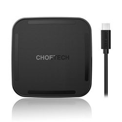 CHOETECH USB Type C Wireless Charging Pad 10W Fast Charge for Samsung Galaxy S9/S8/Note 8/S7/S7 Edge