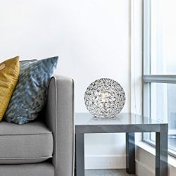 Elegant Designs Crystal Ball Table Lamp
