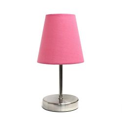 Simple Designs Home LT2013-PNK Mini Table Lamp