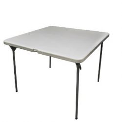 Coleman Square Blow Molded Plastic Folding Table, 36-Inch