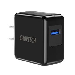 Quick Charge 3.0, CHOETECH 18W USB Wall Charger (Quick Charge 2.0 Compatible)